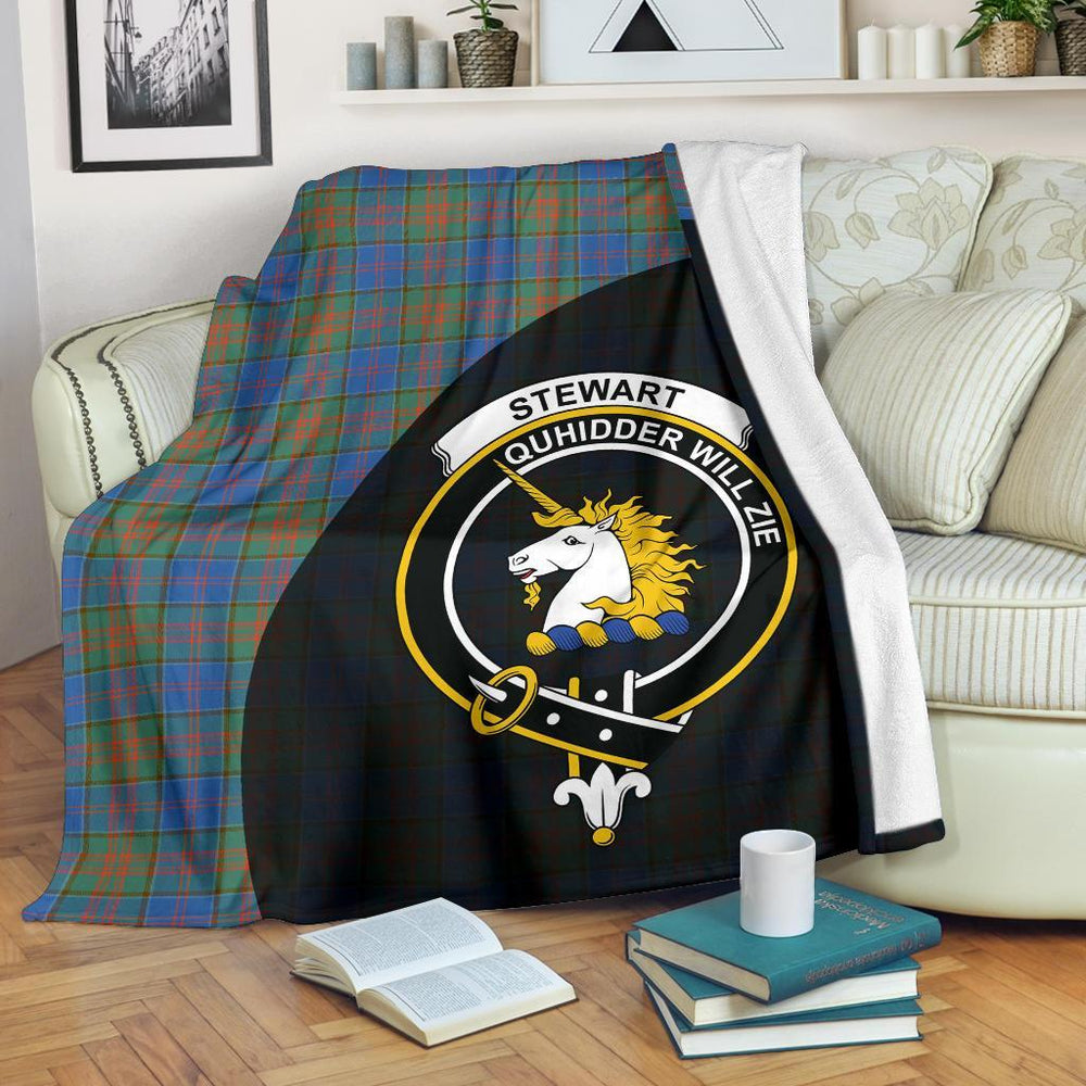 Clan Stewart of Appin Hunting Ancient Tartan Crest Blanket Wave Style LA78 Clan Stewart of Appin Tartan Today   