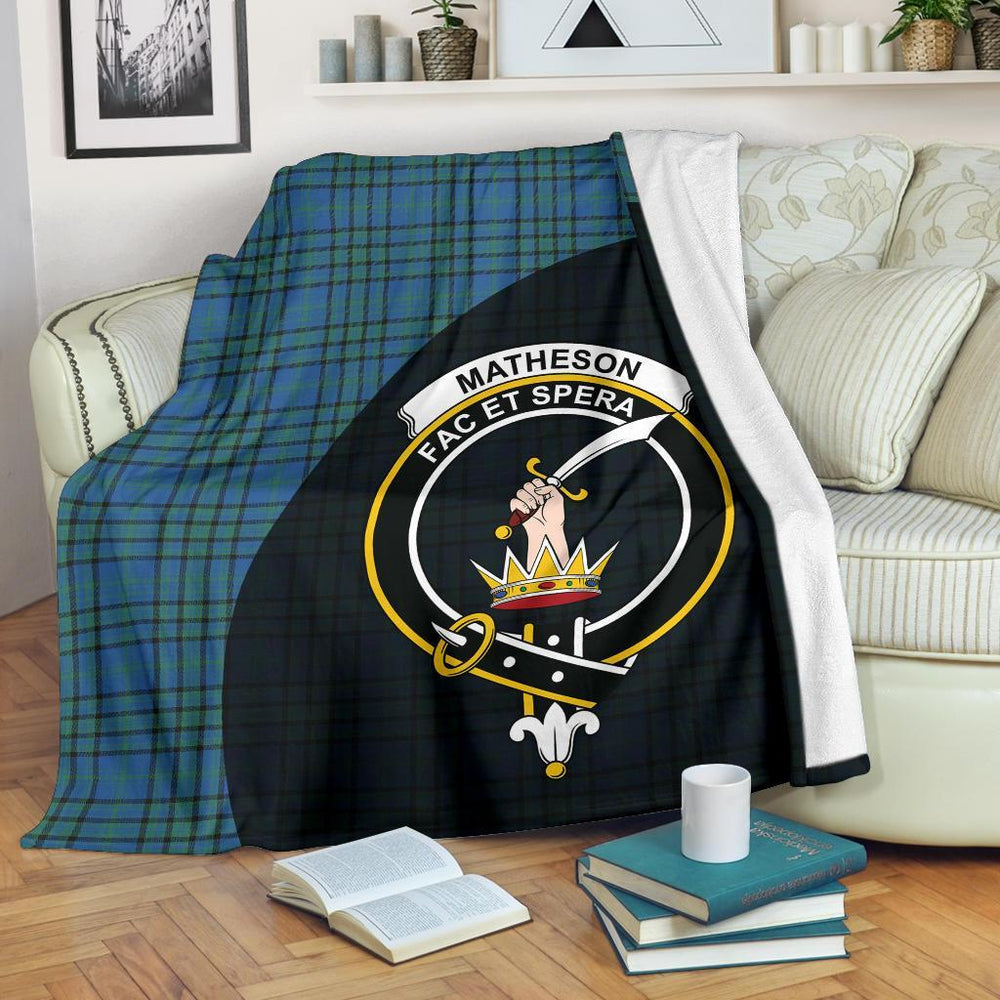 Clan Matheson Hunting Ancient Tartan Crest Blanket Wave Style WZ98 Clan Matheson Tartan Today   