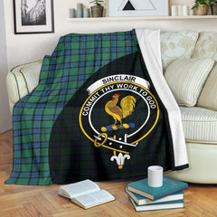 Clan Sinclair Hunting Ancient Tartan Crest Blanket Wave Style IU84 Clan Sinclair Tartan Today   