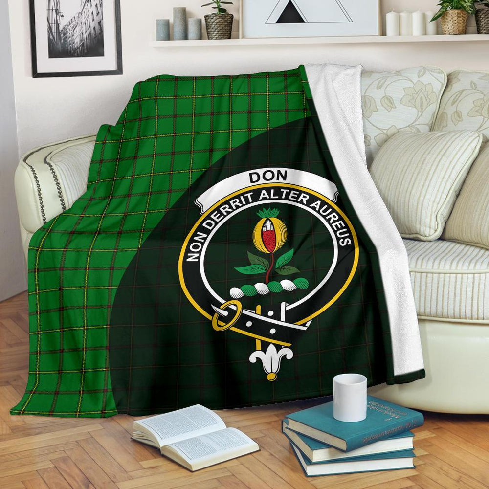 Clan Don (Tribe-of-Mar) Tartan Crest Blanket Wave Style EO42 Clan Mar Tartan Today   