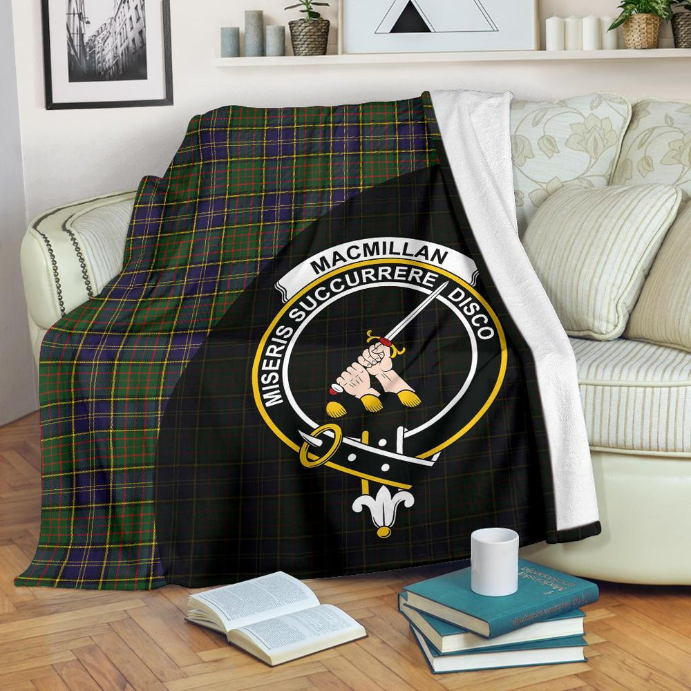 Clan MacMillan Hunting Modern Tartan Crest Blanket Wave Style HA55 Clan MacMillan Tartan Today   
