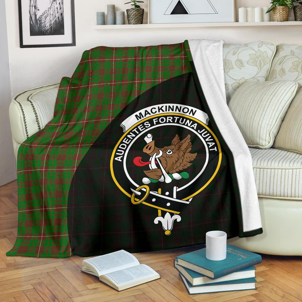 Clan MacKinnon Hunting Modern Tartan Crest Blanket Wave Style NN51 Clan MacKinnon Tartan Today   
