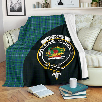 Clan Douglas Ancient Tartan Crest Blanket Wave Style AW66
