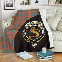 Clan MacKintosh Ancient Tartan Crest Blanket Wave Style DO70 Clan MacKintosh / MacIntosh Tartan Today   