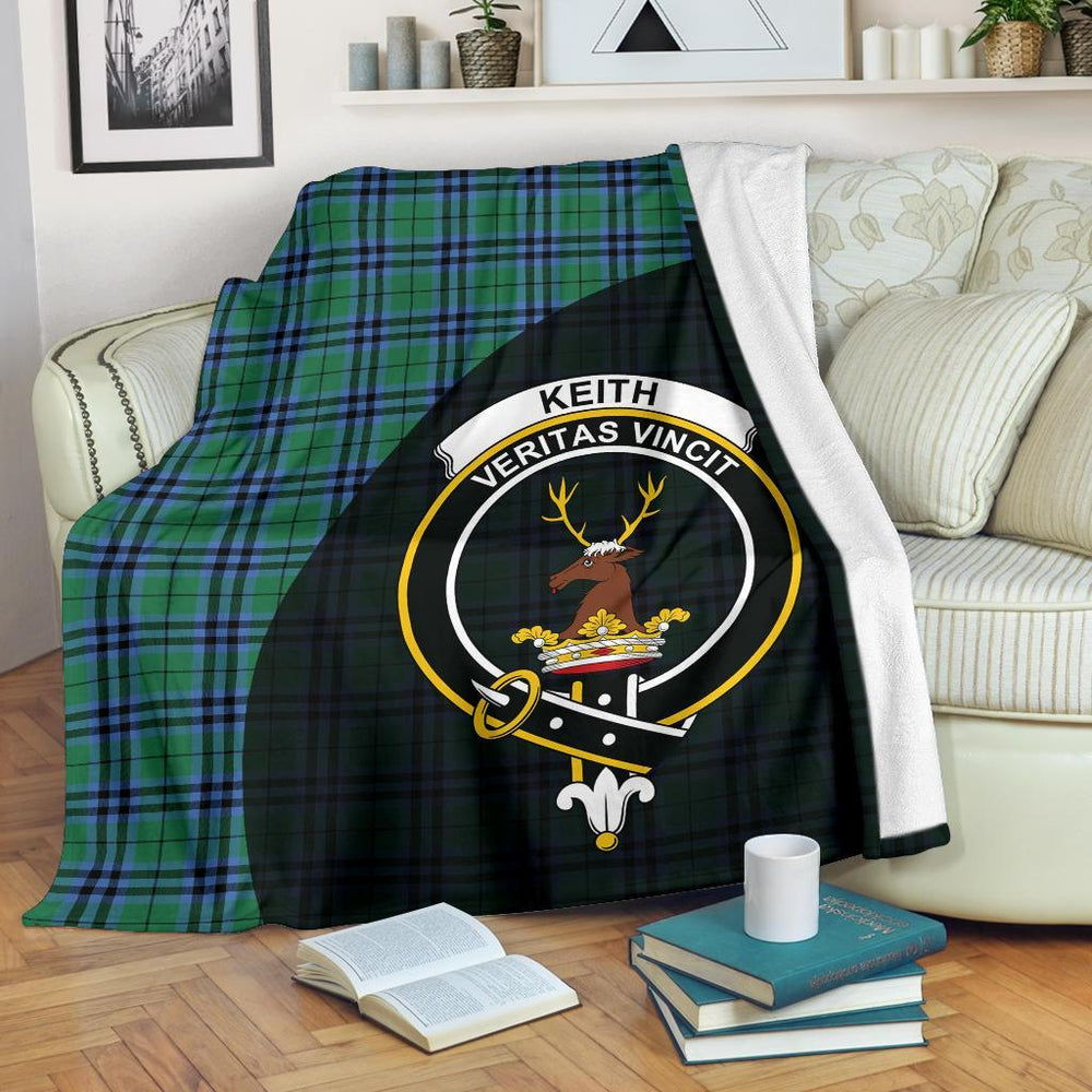 Clan Keith Ancient Tartan Crest Blanket Wave Style WI67 Clan Keith Tartan Today   