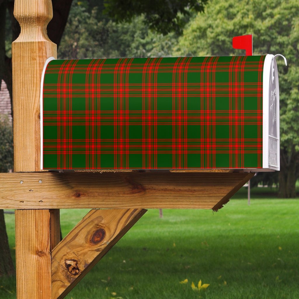 Clan Menzies Green Modern Tartan Mailbox RJ23 Clan Menzies Tartan Today   