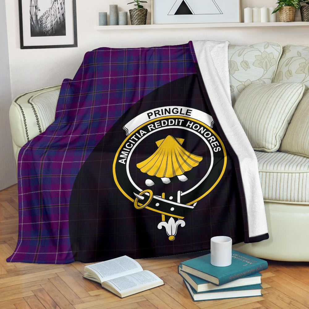 Clan Clan Pride of Glencoe Tartan Crest Blanket Wave Style GT85 Clan Glen Tartan Today   