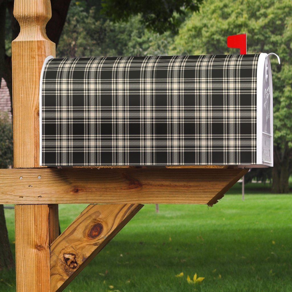 Clan Menzies Black & White Ancient Tartan Mailbox VD61 Clan Menzies Tartan Today   