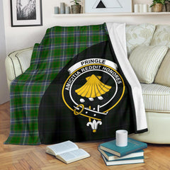 Clan Pringle Tartan Crest Blanket Wave Style XB47 Clan Pringle Tartan Today   