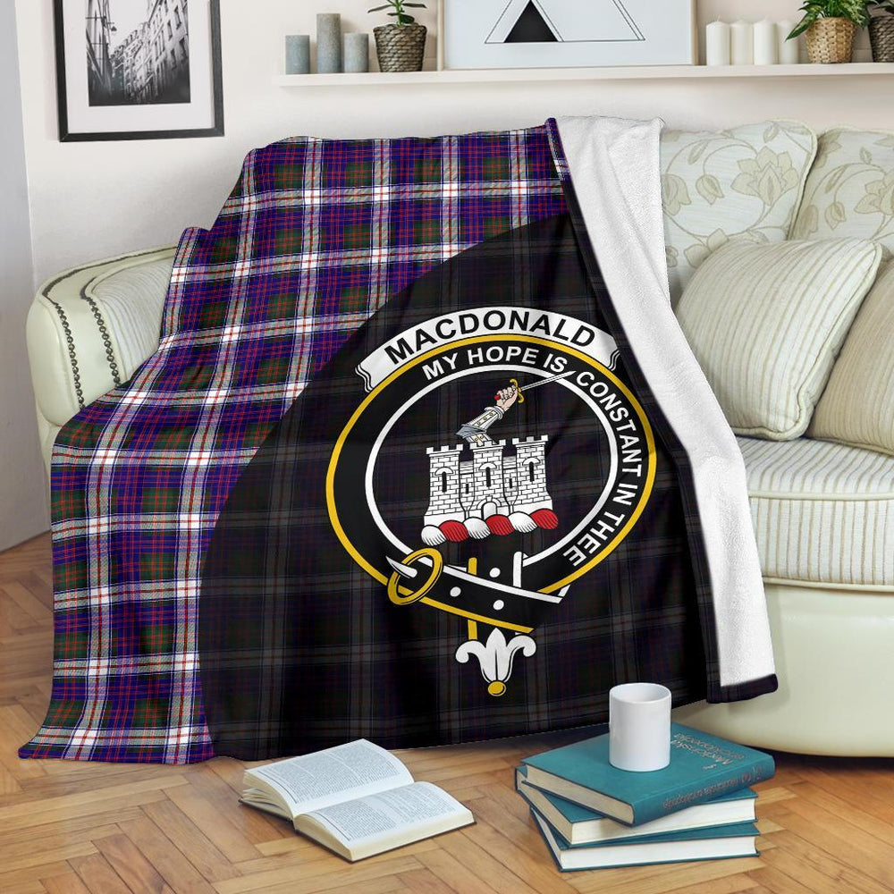 Clan MacDonald Dress Modern Tartan Crest Blanket Wave Style KS35 Clan MacDonald Tartan Today   