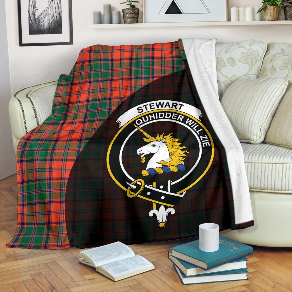Clan Stewart of Appin Ancient Tartan Crest Blanket Wave Style WZ82 Clan Stewart of Appin Tartan Today   