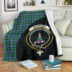 Clan Morrison Ancient Tartan Crest Blanket Wave Style EG60 Clan Morrison Tartan Today   