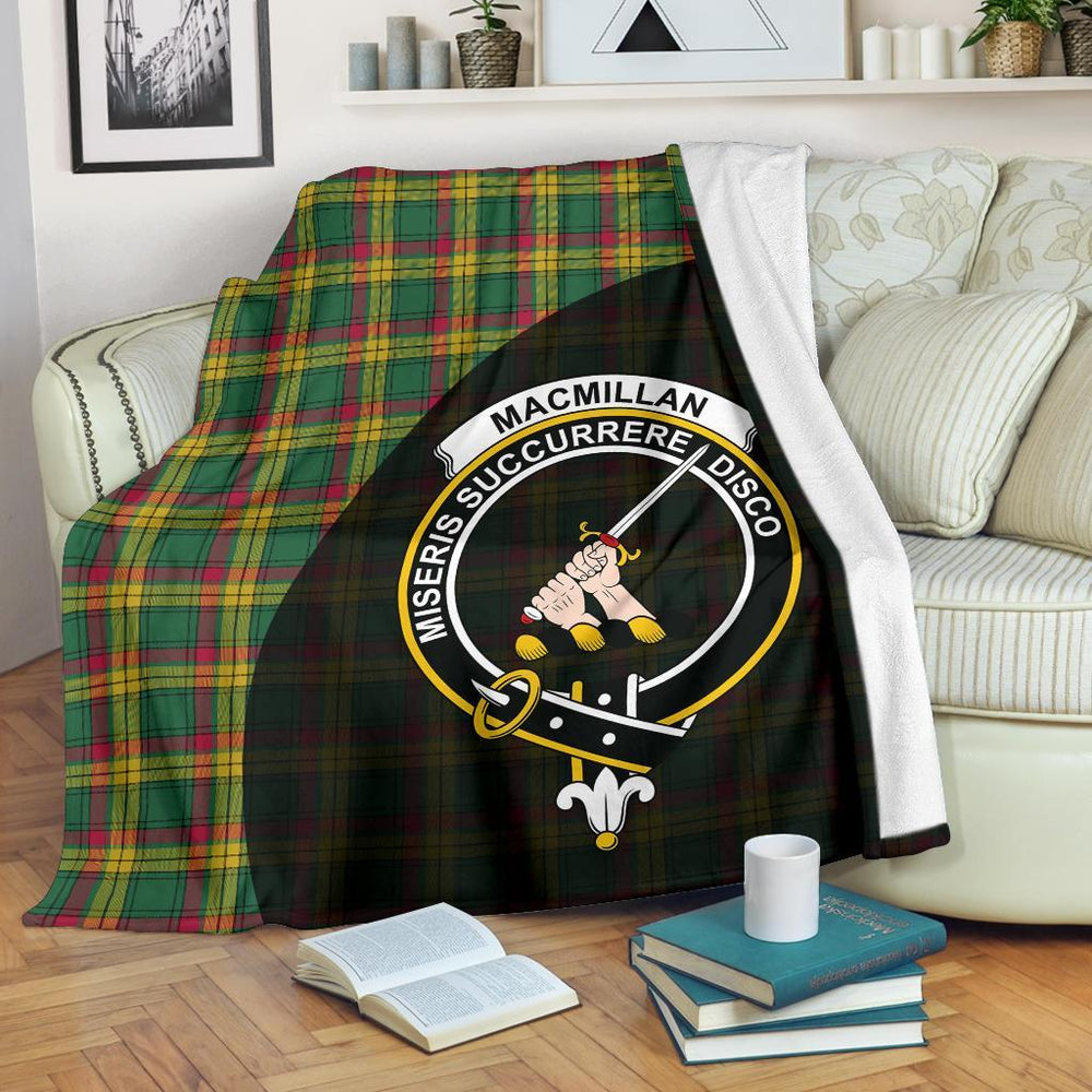 Clan MacMillan Old Ancient Tartan Crest Blanket Wave Style FE89 Clan MacMillan Tartan Today   
