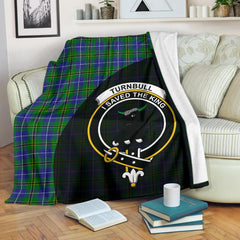 Clan Turnbull Hunting Tartan Crest Blanket Wave Style ZL74 Clan Turnbull Tartan Today   