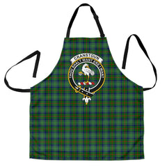 Clan Cranstoun Tartan Crest Apron EX83 Clan Cranstoun Tartan Today   