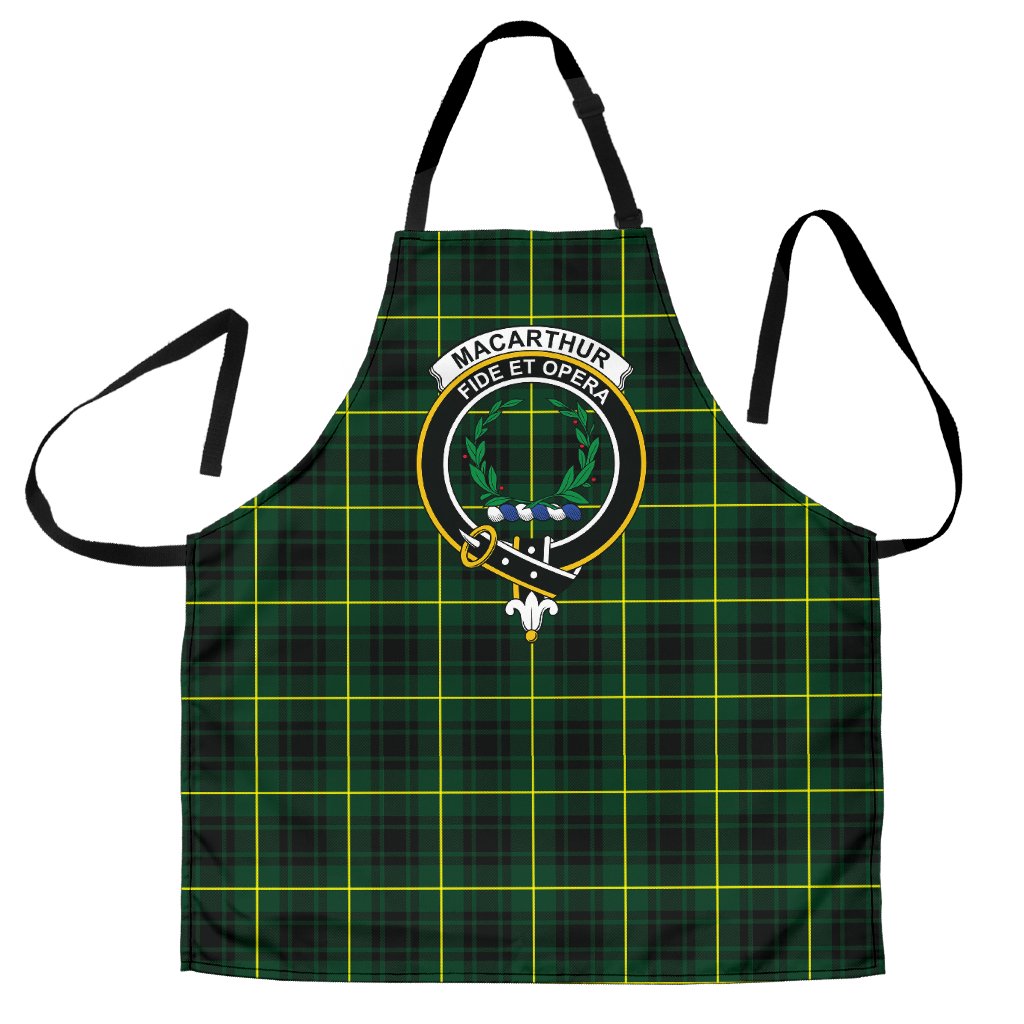 Clan MacArthur Modern Tartan Crest Apron SZ89 Clan MacArthur Tartan Today   