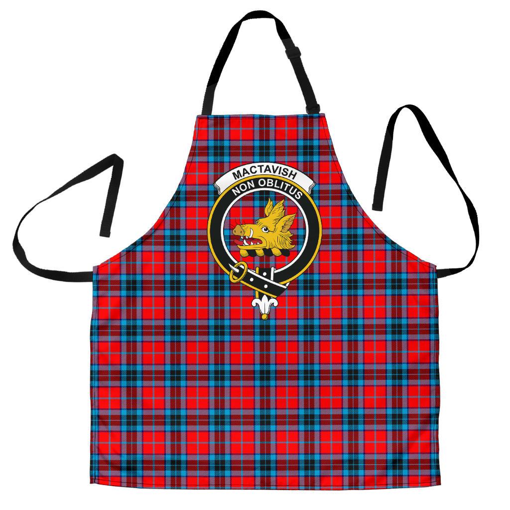 Clan MacTavish Modern Tartan Crest Apron IG32 Clan MacTavish Tartan Today   