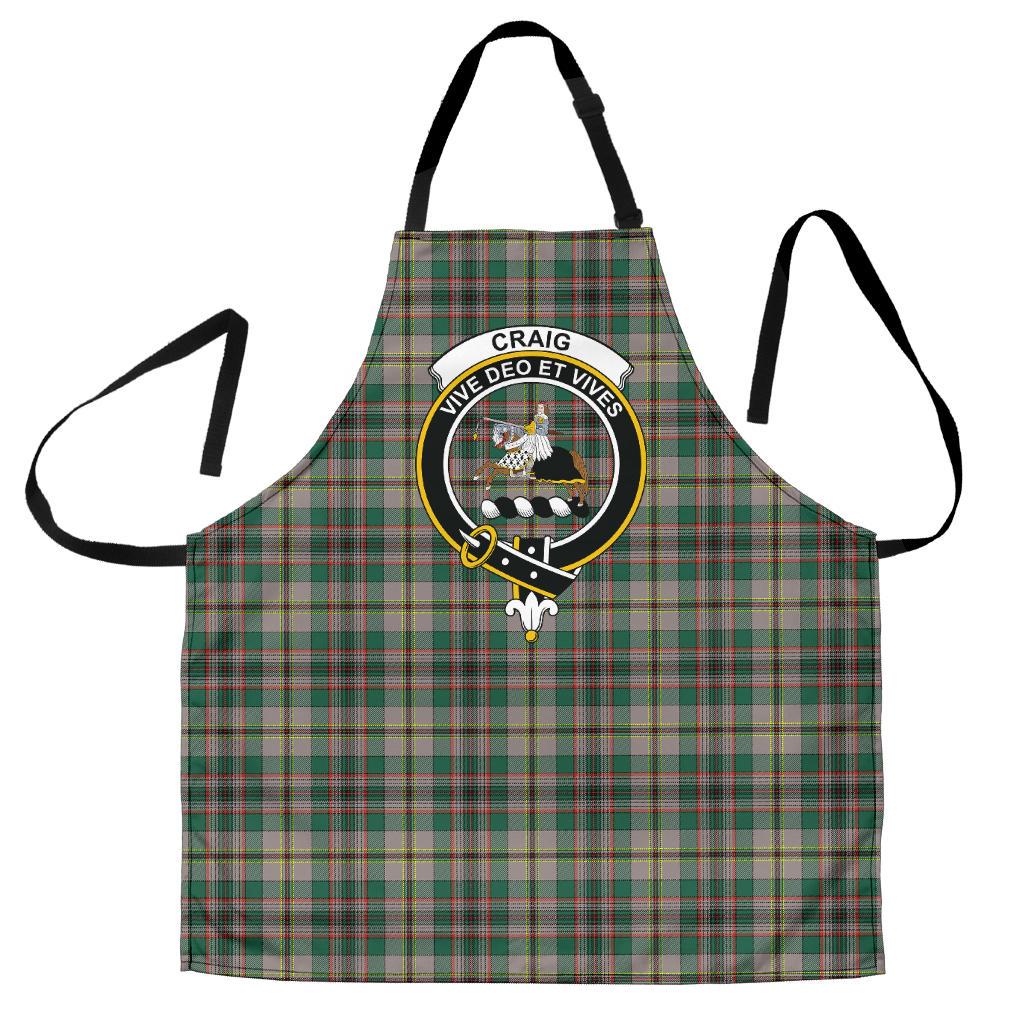 Clan Craig Ancient Tartan Crest Apron EQ68 Clan Craig Tartan Today   