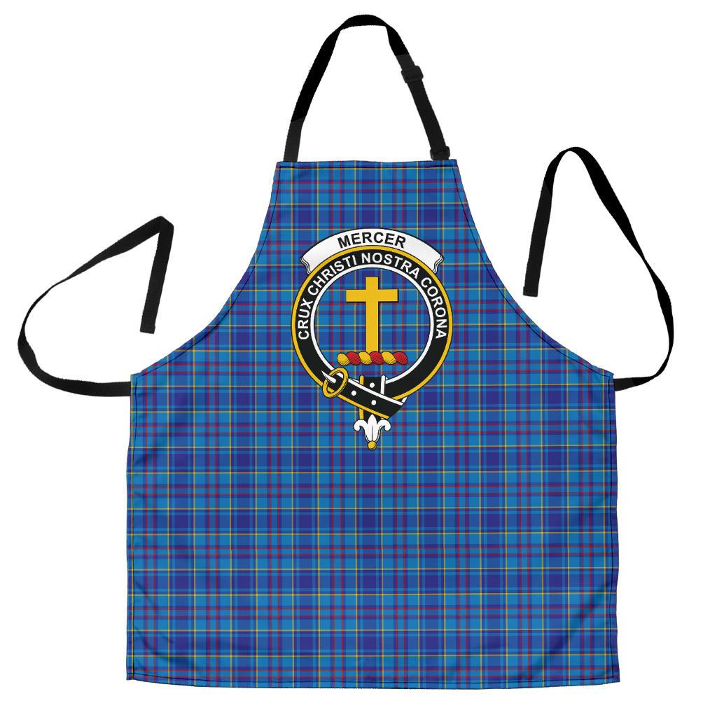 Clan Mercer Modern Tartan Crest Apron GT10 Clan Mercer Tartan Today   
