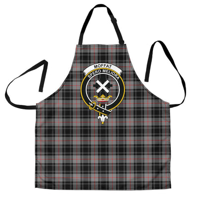 Clan Moffat Modern Tartan Crest Apron