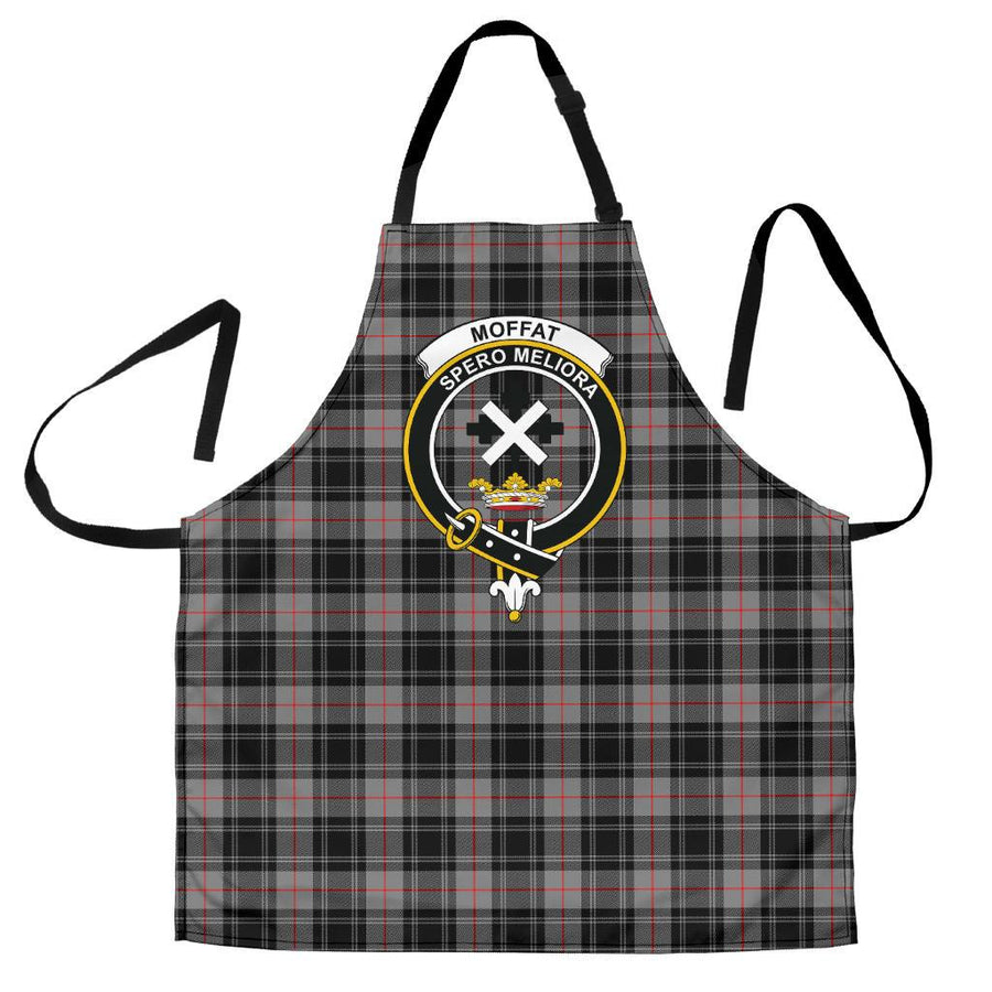 Clan Moffat Modern Tartan Crest Apron
