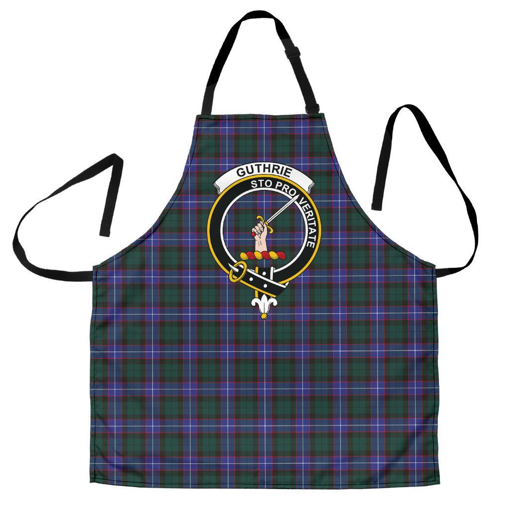 Clan Guthrie Modern Tartan Crest Apron IX23 Clan Guthrie Tartan Today   
