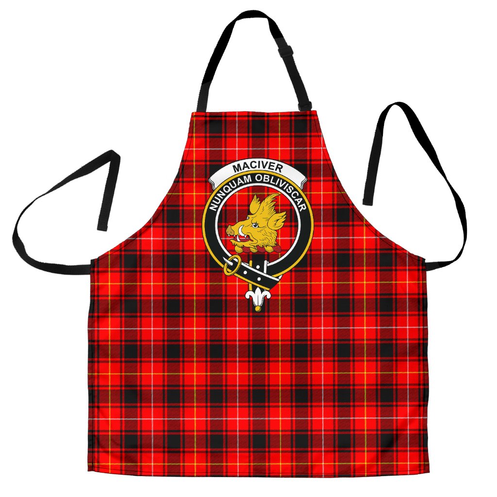 Clan MacIver Modern Tartan Crest Apron RT48 Clan Borthwick Tartan Today   