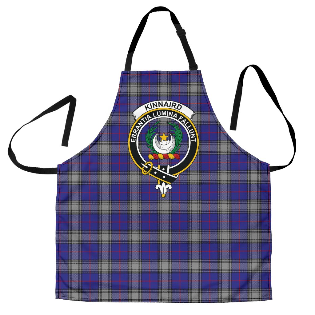 Clan Kinnaird Tartan Crest Apron SB42 Clan Kinnaird Tartan Today   