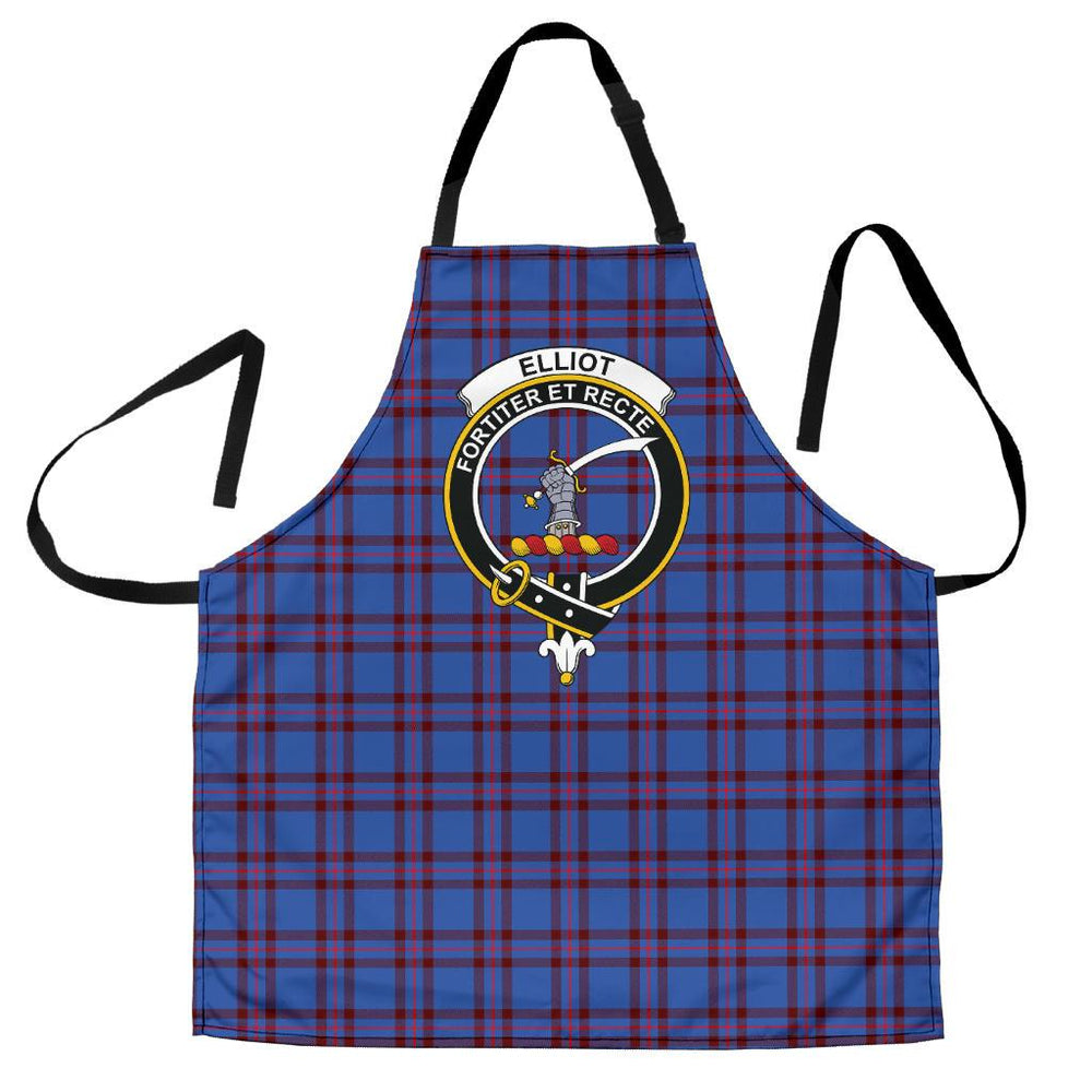 Clan Elliot Modern Tartan Crest Apron VZ78 Clan Elliot Tartan Today   