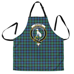 Clan Hunter Ancient Tartan Crest Apron OD64 Clan Hunter Tartan Today   