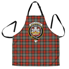 Clan MacLachlan Weathered Tartan Crest Apron TE24 Clan Borthwick Tartan Today   