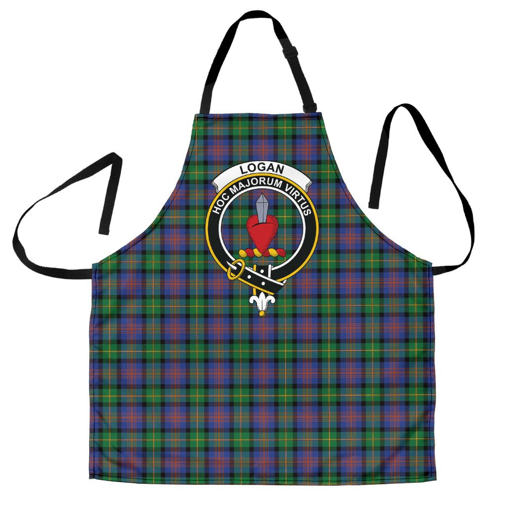 Clan Logan Ancient Tartan Crest Apron BD56 Clan Logan Tartan Today   
