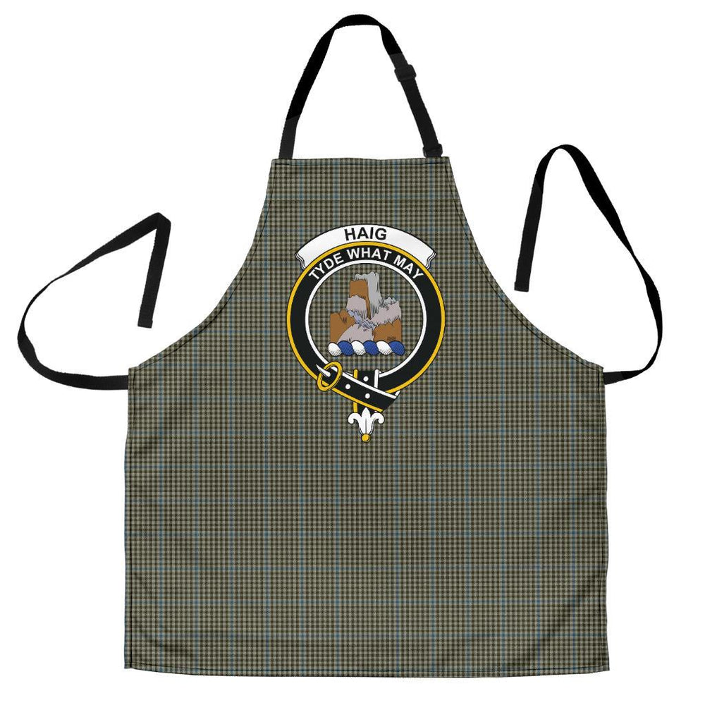 Clan Haig Check Tartan Crest Apron AX35 Clan Haig Tartan Today   
