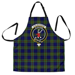 Clan Colquhoun Modern Tartan Crest Apron RQ10 Clan Colquhoun Tartan Today   