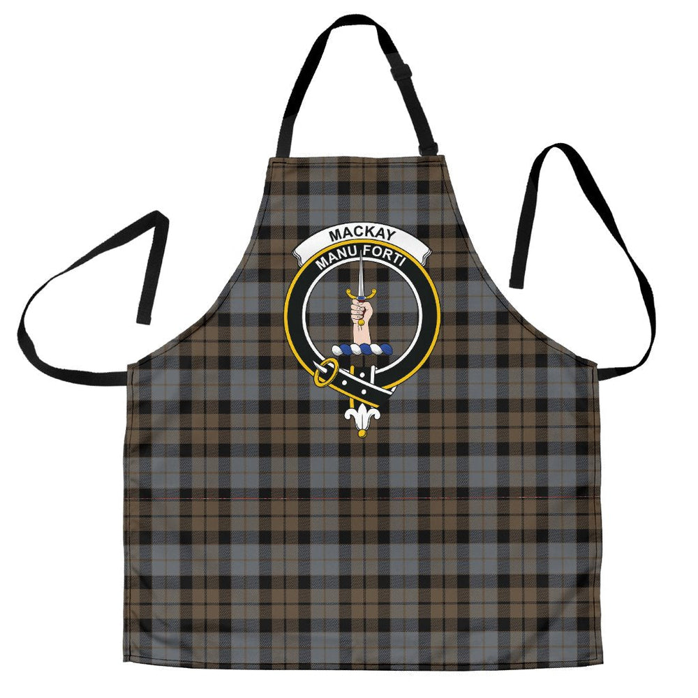 Clan MacKay Weathered Tartan Crest Apron VT71 Clan MacKay Tartan Today   