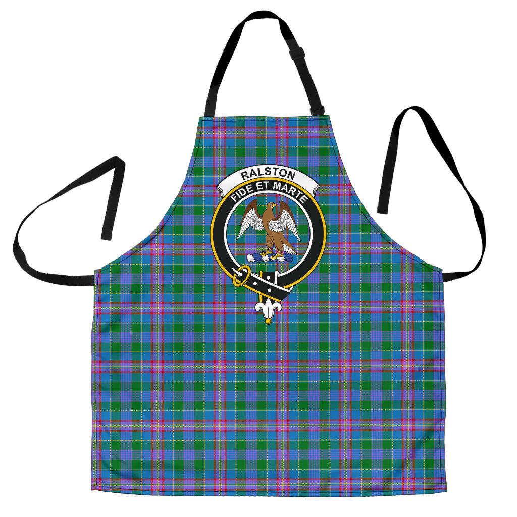 Clan Ralston Tartan Crest Apron AG88 Clan Ralston Tartan Today   