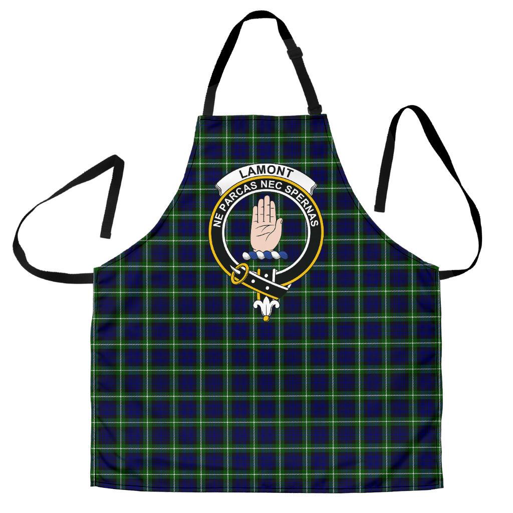 Clan Lamont Modern Tartan Crest Apron FX68 Clan Lamont Tartan Today   