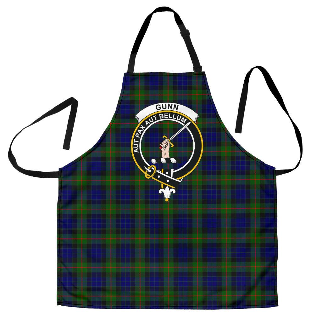 Clan Gunn Modern Tartan Crest Apron IH39 Clan Gunn Tartan Today   