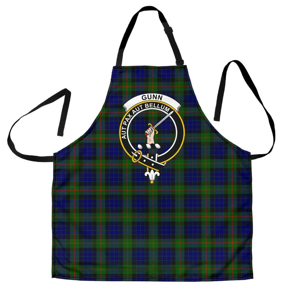 Clan Gunn Modern Tartan Crest Apron IH39 Clan Gunn Tartan Today   
