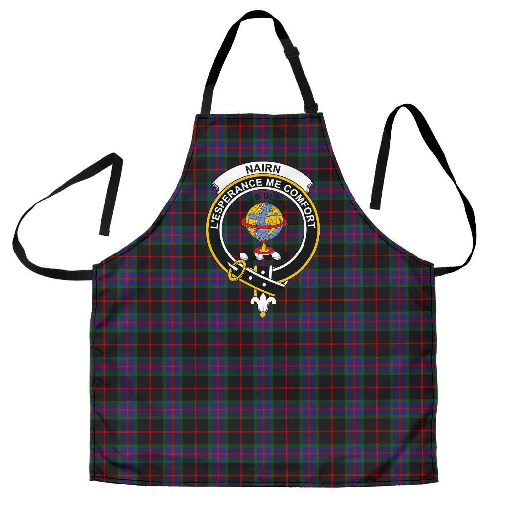 Clan Nairn Tartan Crest Apron HV96 Clan Nairn Tartan Today   