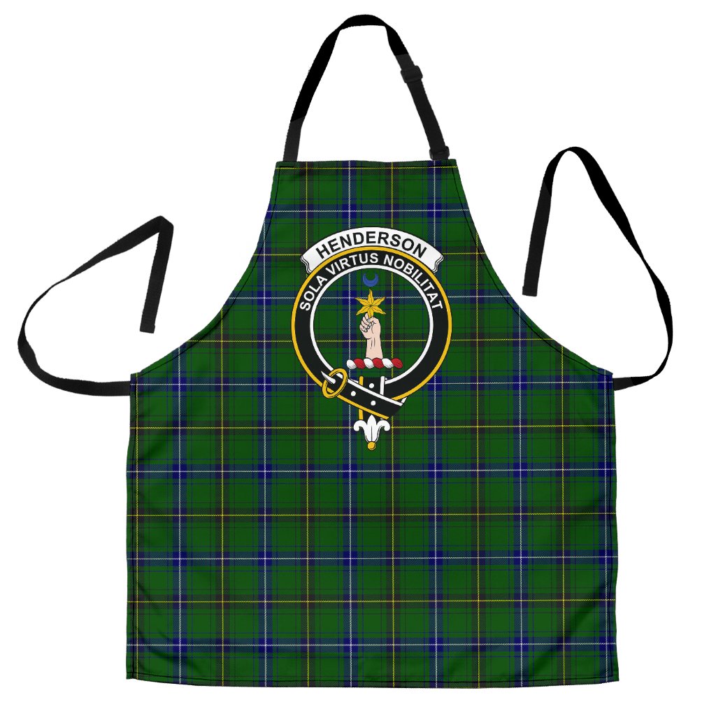 Clan Henderson Modern Tartan Crest Apron IY53 Clan Henderson Tartan Today   