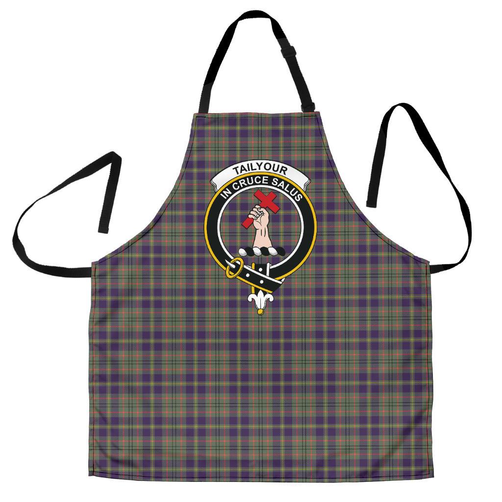 Clan Taylor Weathered Tartan Crest Apron BY53 Clan Taylor Tartan Today   