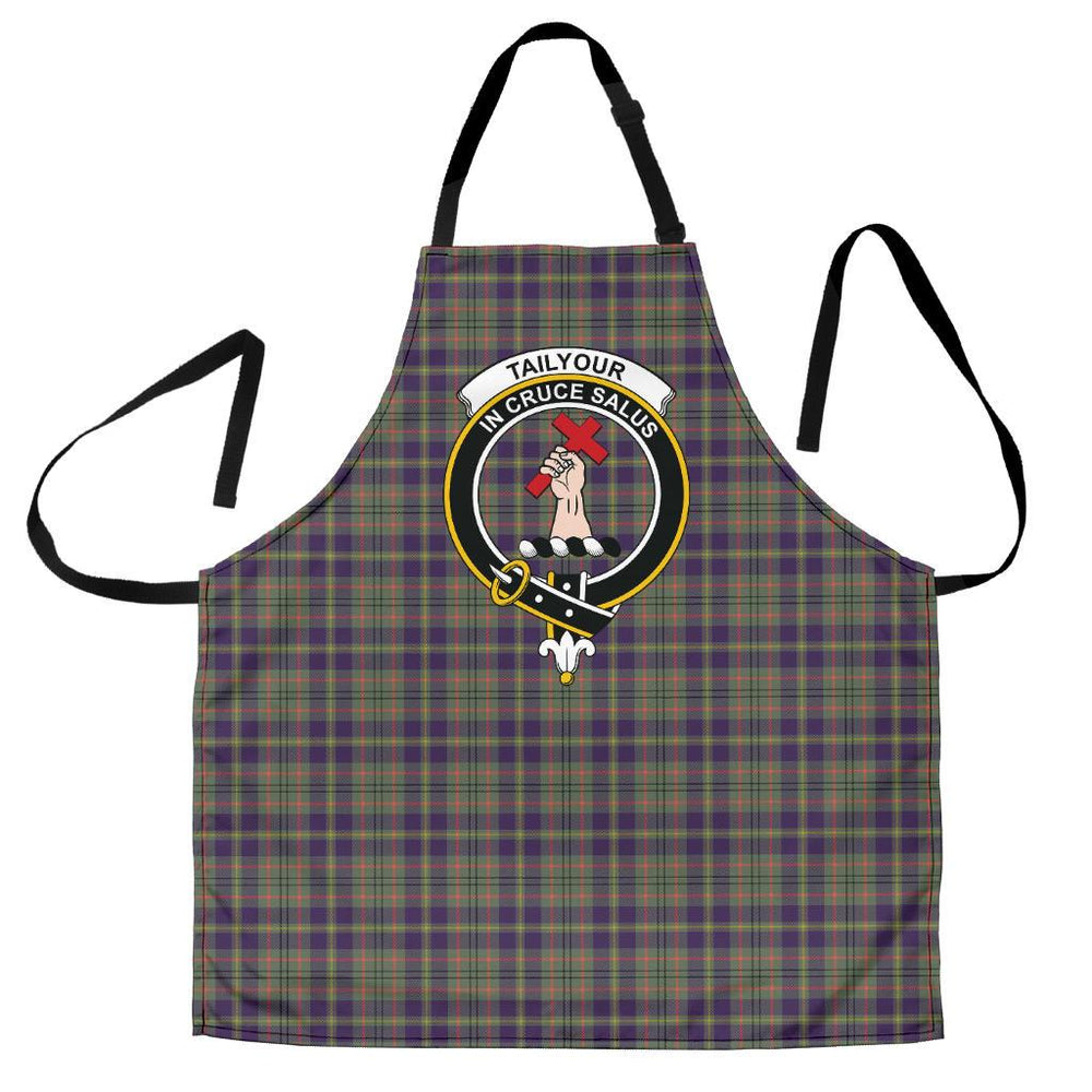 Clan Taylor Weathered Tartan Crest Apron BY53 Clan Taylor Tartan Today   