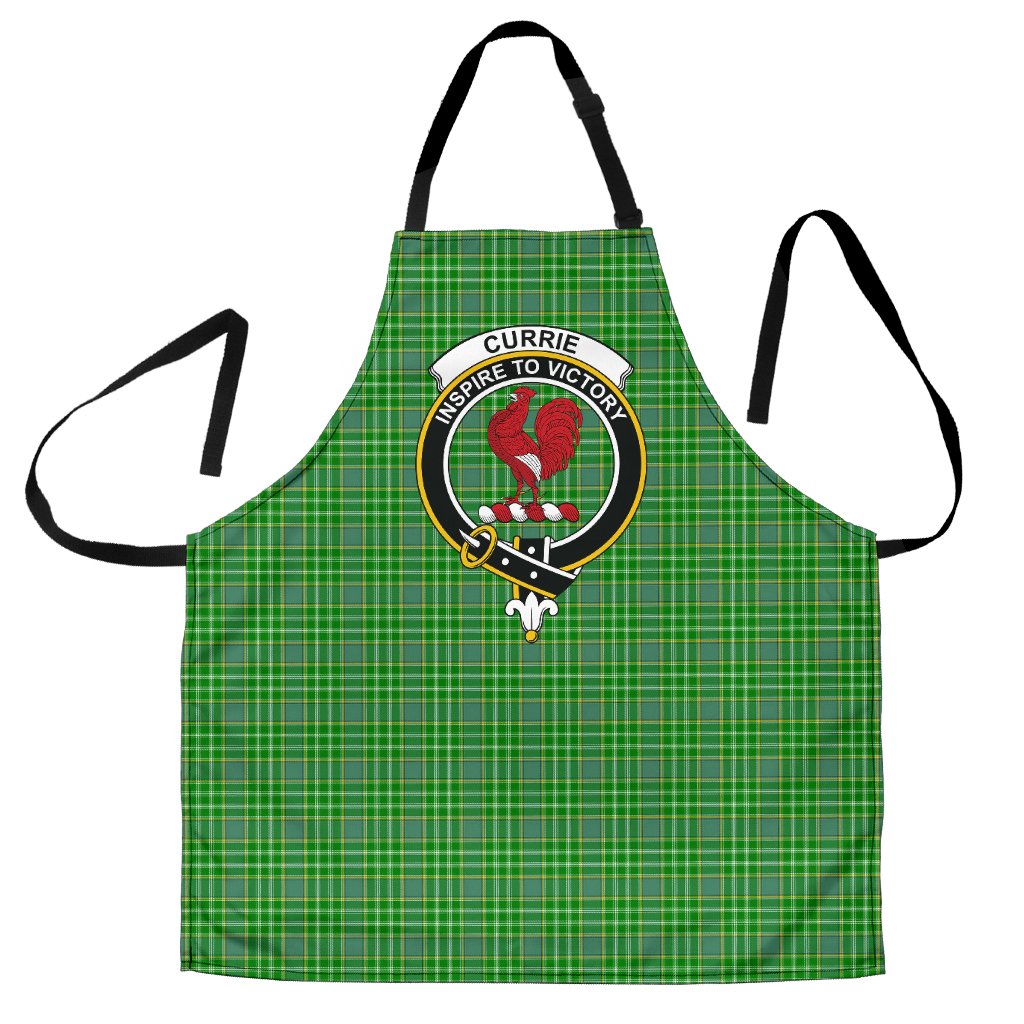 Clan Currie Tartan Crest Apron CT27 Clan Currie Tartan Today   