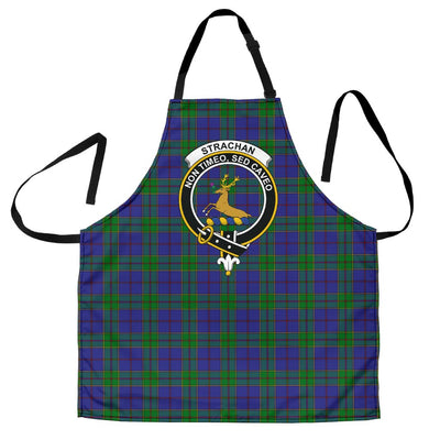 Clan Strachan Tartan Crest Apron