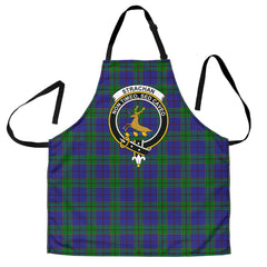 Clan Strachan Tartan Crest Apron HZ23 Clan Strachan Tartan Today   