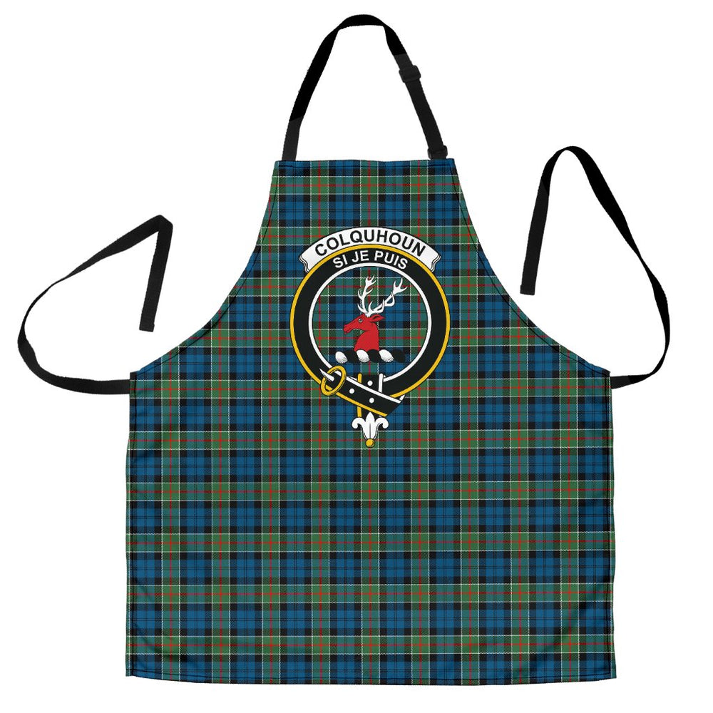 Clan Colquhoun Ancient Tartan Crest Apron ZR43 Clan Colquhoun Tartan Today   