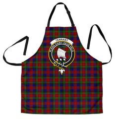 Clan Tennant Tartan Crest Apron QH58 Clan Tennant Tartan Today   