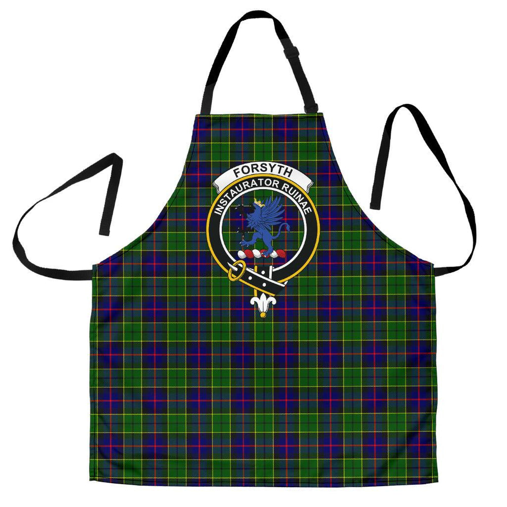 Clan Forsyth Modern Tartan Crest Apron VR99 Clan Forsyth Tartan Today   