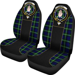 Clan Lamont Tartan Crest Car seat Cover SS33 Clan Lamont Tartan Today   